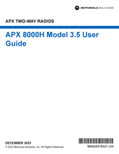 Motorola APX 8000H 3.5 User Manual