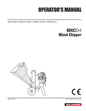 Wallenstein BXC34 Operator's Manual
