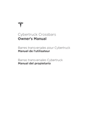 Tesla Cybertruck Crossbars Owner's Manual