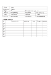 LG VC68 NR Series Owner's Manual