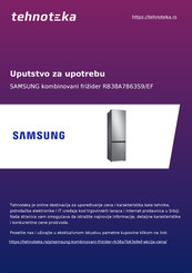 Samsung RB38A7B63S9/EF User Manual