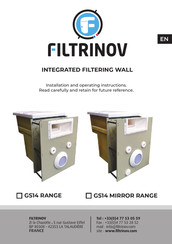 FILTRINOV GS14 Installation And Operating Instructions Manual