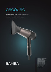 cecotec BAMBA IONICARE ROCKSTAR RETRO Instruction Manual