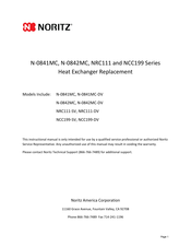 Noritz NRC111 Series Manual
