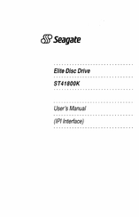 Seagate ST41800K User Manual