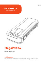 Wolfbox MegaVolt24 User Manual
