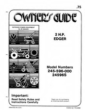 MTD 24596S Owner's Manual