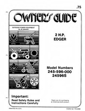 Mtd 245-596-000 Owner's Manual