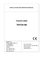 Meden-Inmed TRITON 6M Installation And Operation Manual