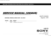 Sony XBR-85X855F Service Manual