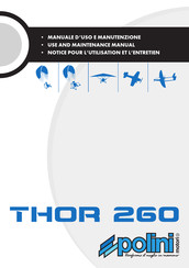 Polini THOR 260 Use And Maintenance Manual