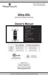 Paramount Fitness Ultra UV2 Owner's Manual