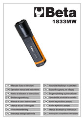 Beta 1833MW Operation Manual And Instructions