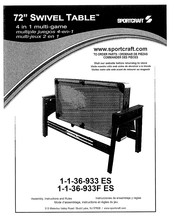 Sportcraft 1-1-36-933F ES Assembly Instructions And Rules