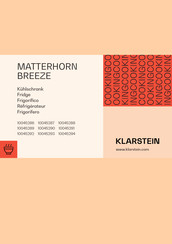 Klarstein MATTERHORN BREEZE Manual
