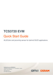 AMS TCS3720 Quick Start Manual