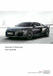 Audi R8 2017 Owner's Manual