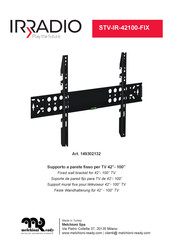 Melchioni IRRADIO STV-IR-42100-FIX Quick Start Manual