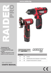 Raider RDP-CDLCAG03 User Manual