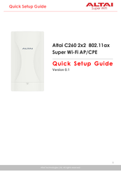 ALTAI C260 Quick Setup Manual