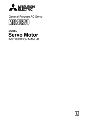 Mitsubishi Electric MELSERVO HC-RFS Series Instruction Manual