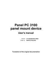 B&R Panel PC 3100 User Manual