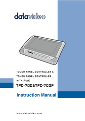Datavideo TPC-700P Instruction Manual