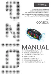 Ibiza sound CORSICA Instruction Manual