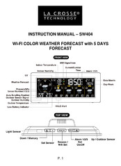La Crosse Technology SW404 Instruction Manual