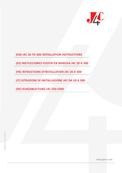 J4C S20 Installation Instructions Manual