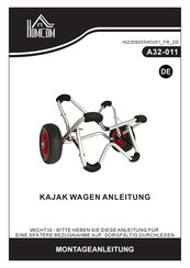 HOMCOM A32-011 Assembly Instructions Manual