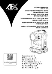 afx light HYBRID-360LED-FC User Manual