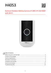 LEGRAND GoSmart IP-210 Manual