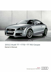 Audi TT 2012 Owner's Manual