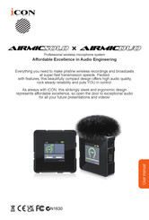 ICON AIRMICDUO Quick Start Manual