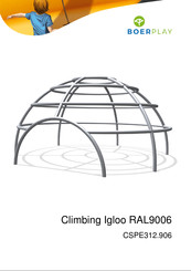 BOERPLAY Climbing Igloo RAL9006 Manual