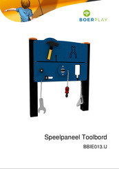 BOERPLAY Speelpaneel Toolbord Installation Instructions Manual