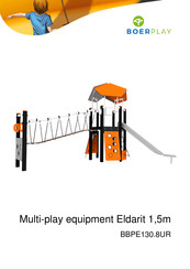 BOERPLAY Multi-play equipment Eldarit 1,5m Installation Instructions Manual
