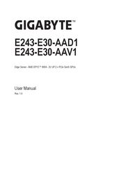 Gigabyte E243-E30-AAV1 User Manual
