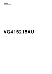 Gaggenau VG415215AU Instruction Manual