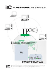 ITC T-77120W Owner's Manual