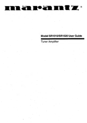 Marantz SR1020 User Manual