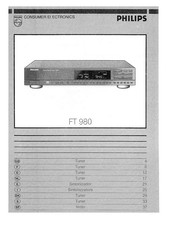 Philips FT 980 Manual