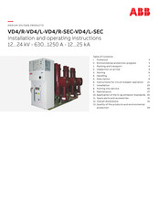 ABB R-VD4 Installation And Operating Instructions Manual