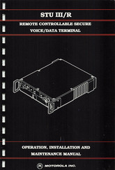 Motorola STU-III/R Operation, Installation, And Maintenance Manual