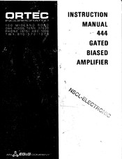 EG&G ORTEC 444 Instruction Manual
