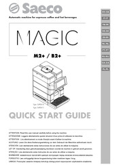 Saeco MAGIC M2+ Quick Start Manual