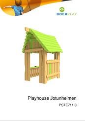 BOERPLAY Playhouse Jotunheimen Installation Instructions Manual