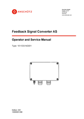 Anschutz 101-533.NG001 Operator's And Service Manual