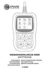 PWR S500 Manual